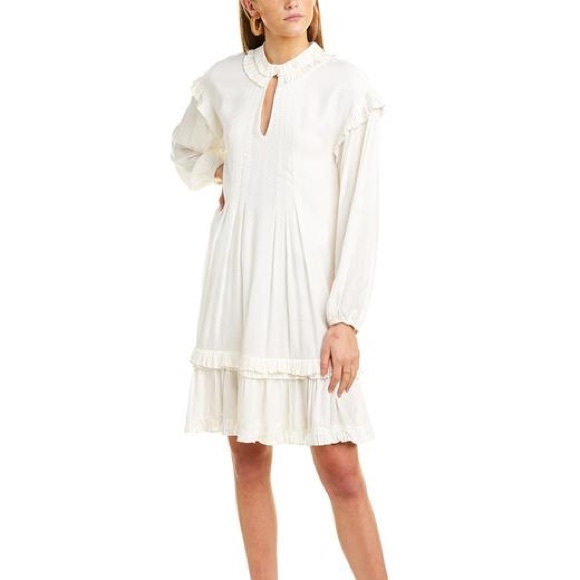 FARM Rio Dresses & Skirts - *NWT* FARM RIO Pleated Dress Off White XS